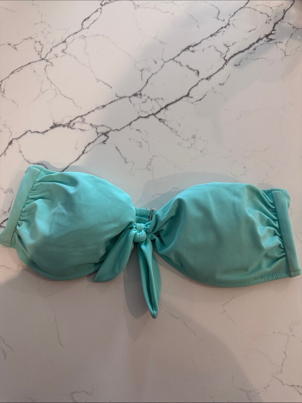 Victoria's Secret Aqua Tie-Front Bandeau